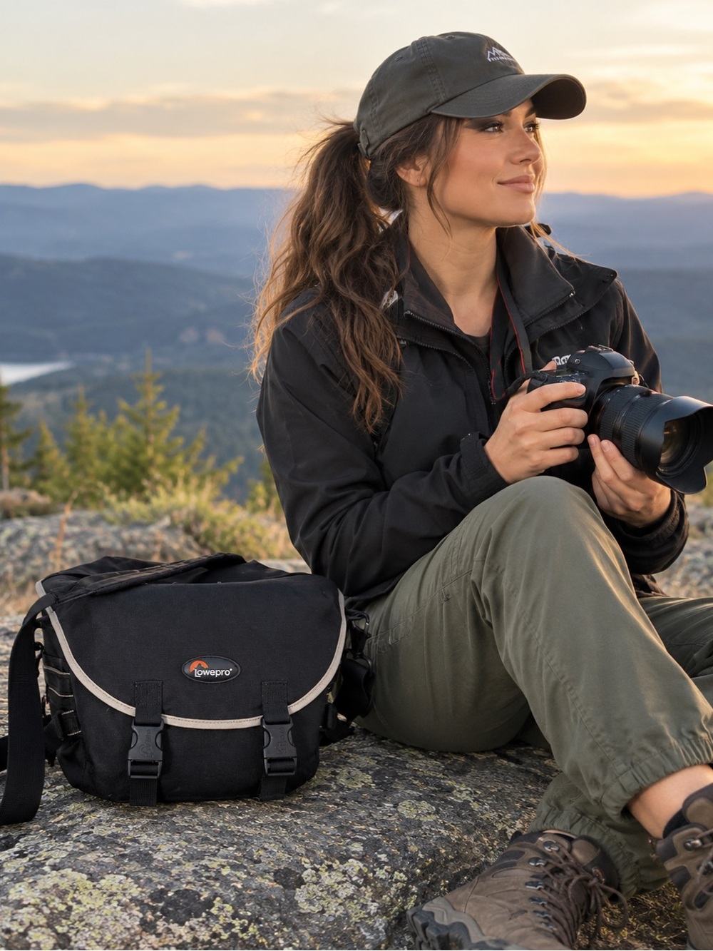 Lowepro RL 200 Reporter Light Camera Carry Case Bag w/Adjustable Compartments